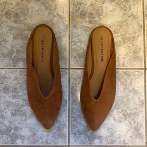 Lucky Brand 🍀 brown mules